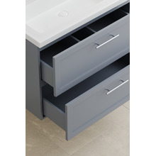 Dunes 800mm Grey Vanity & LED Mirror Package
